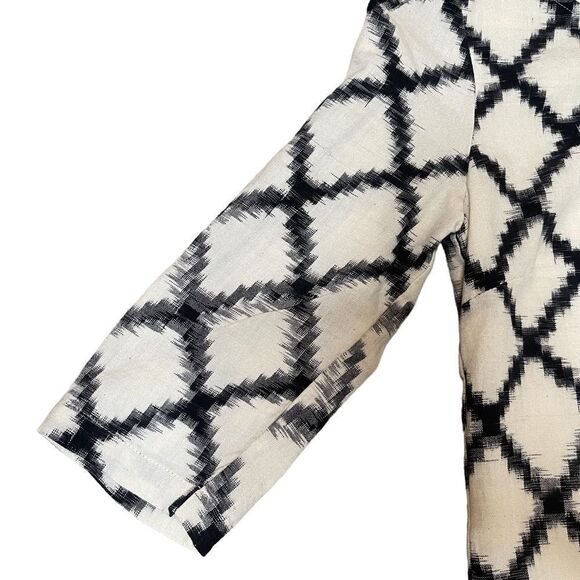 The Odells Alexa Shift Dress in Ikat Diamond Size XS - Picture 3 of 9
